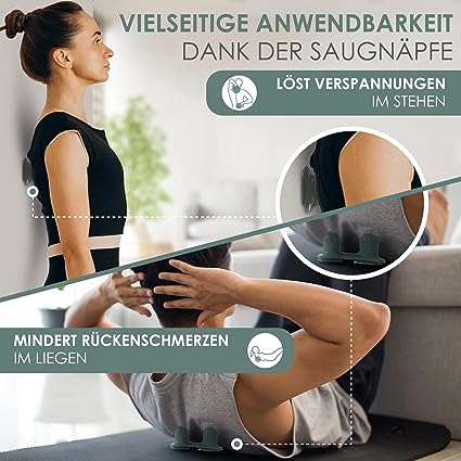 CHIROGUN® Duo Triggerpunkt Drücker mit Saugnapf