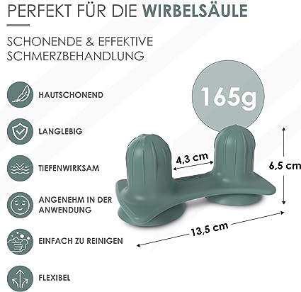 CHIROGUN® Duo Triggerpunkt Drücker mit Saugnapf