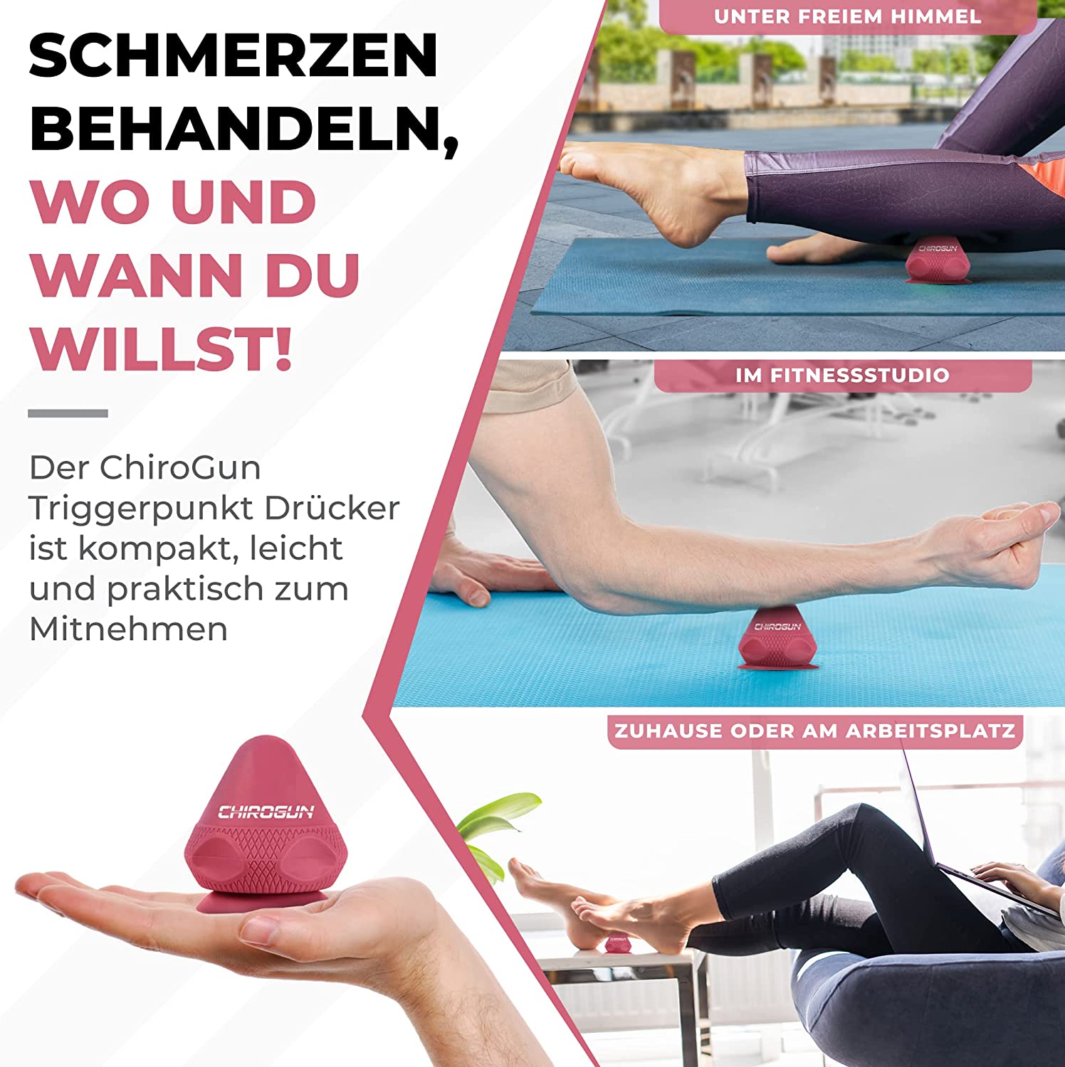 CHIROGUN® Triggerpunkt Drücker Red